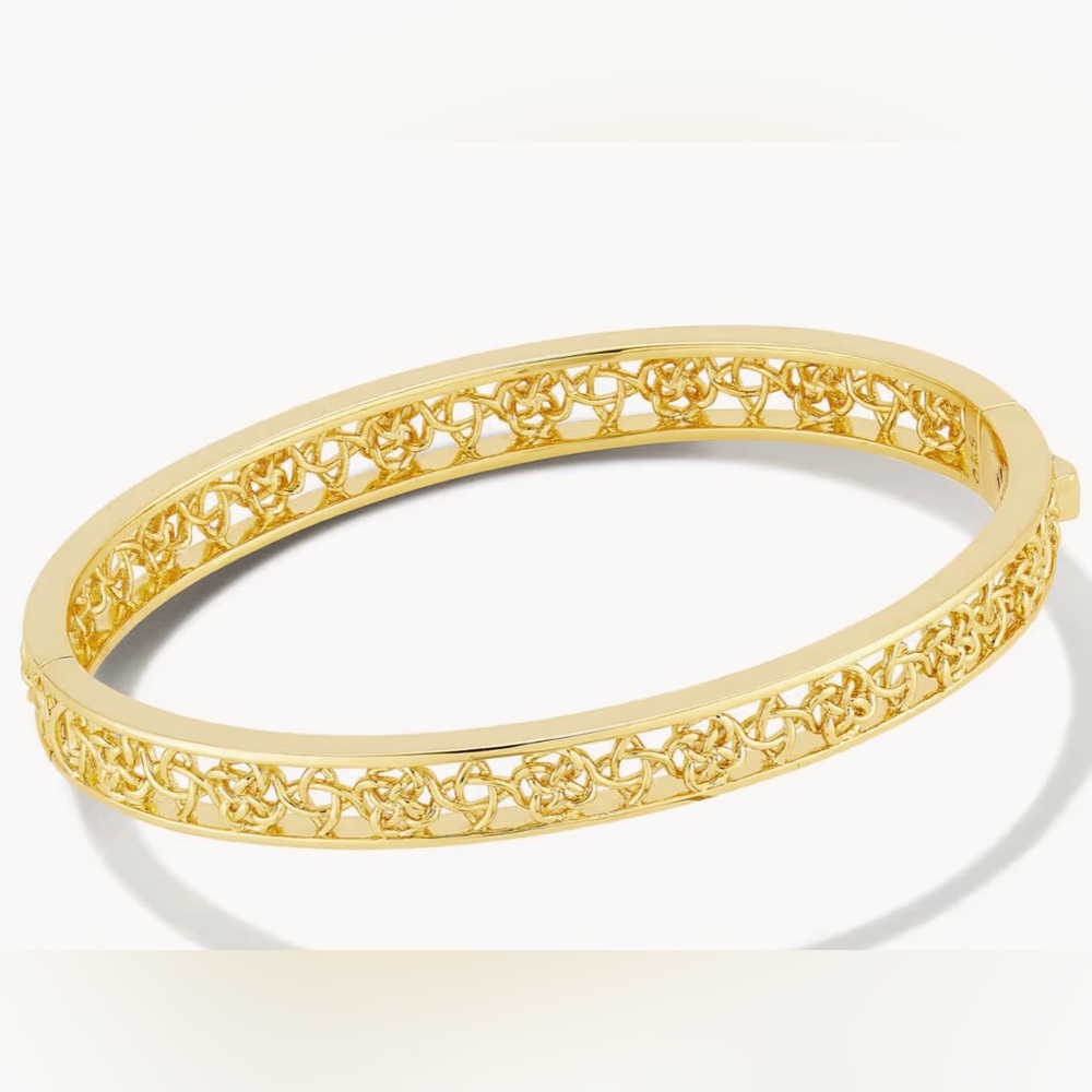 Kendra Scott Gold Kelly Bangle Bracelet